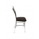 Стул ВВР Трио шоколад крокодил/хром, экокожа